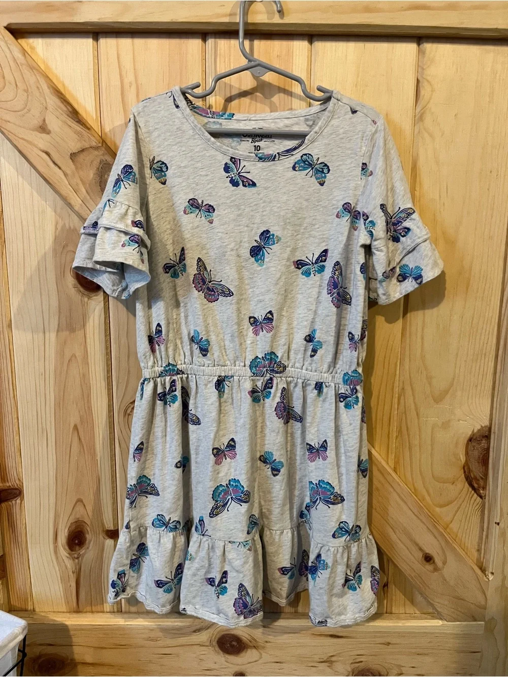 Carter’s Butterfly T-Shirt Tunic Dress 100% Cotton